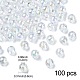 Perles en acrylique transparente MACR-YW0002-90A-01-2