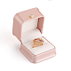 Cajas de regalo de anillo de cuero de pu X-LBOX-L005-A01-1