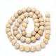 Riverstone naturel brins de perles rondes G-O087-08-10mm-3