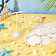 PH Pandahall 300 Stück natürliche Muschelperlen 2 Stile Ozean Strand Spiralmuscheln Basteln Muschelanhänger mit 1 mm Loch für die Herstellung von Sommerschmuck SHEL-PH0001-45-5