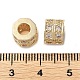 Gestell aus Messing mit europäischen Zirkonia-Perlen KK-M269-17G-3