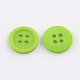 4-Rondelle botones de plástico BUTT-R034-056-2