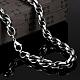 316l collane a catena corda in acciaio inox per gli uomini NJEW-BB01187-3