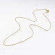 Brass Chain Necklaces MAK-L009-03G-2