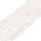 Granos de cristal de cuarzo natural hebras G-G068-A42-01-1