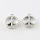 Peace Sign Alloy Charms PALLOY-L171-040-1