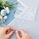 SUNNYCLUE 1 Box Glass Fish Beads Electroplated Glass Ocean Animal Spacer Bead Fish Beads for Jewelry Making Beading Bracelet Kit Summer Sea Loose Bead Elastic Thread Crafting Transparent White DIY-SC0020-13A-4