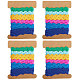 6 ярд 6 цвета ленты из полиэстера с волнистой бахромой OCOR-WH0080-44A-1
