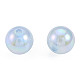 Perline acriliche con placcatura iridescente arcobaleno OACR-N010-073B-3