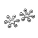 Zinc Alloy Beads Spacers PALLOY-Q063-AS-NF-1