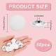 GORGECRAFT 50PCS Cloth Shank Buttons Round Shaped Sewing Button Women Suit Woolen Coat Button Male Jacket Button Shirt Trousers Button Fabric Cloth Covered for Overcoat Garment Accessories BUTT-GF0001-12B-2