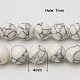 Kunsttürkisfarbenen Perlen Stränge TURQ-H038-4mm-XXS02-2