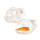 2-Hole Rhombus Glass Rhinestone Buttons BUTT-D001-L-5