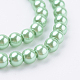 Umweltfreundliche runde Perlenstränge aus gefärbtem Glasperlen HY-A002-4mm-RB008N-3