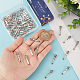 SUNNYCLUE 1 Box 60Pcs Microphone Charms Bulk Music Charm Tibetan Style Antique Silver Singer Mini Karaoke Charms Small Miniature Lifelike Alloy Charms for Jewelry Making Charm DIY Necklace Supplies TIBE-SC0004-55-RS-3