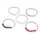 Glass Beaded Stretch Bracelets BJEW-JB03398-1