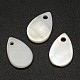 Teardrop Freshwater Shell Charms SHEL-M005-28-1