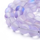 Chapelets de perles en pierre de lune synthétique G-R375-8mm-A19-1