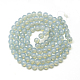 Chapelets de perles en verre peint X-DGLA-Q023-6mm-DB7-2