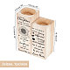 Wooden Candle Holder AJEW-WH0257-007-2