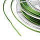 平らな日本の水晶弾性ストレッチスレッド  ブレスレット用ジェムストーンジュエリービーズクラフト作り  グリーン  0.38mm  約10.93ヤード（10m）/ロール EW-Z001-C01-4