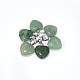 Coeur naturel pendentifs aventurine vert X-G-Q371-08-3