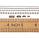 Craftdady 304 ステンレス鋼ボールチェーンコネクター & ボールチェーンキット  厚紙の表示カード付き  ステンレス鋼色  1.5mm / 2mm / 2.4mm / 3.2mm  5m/サイズ  20メートル/セット DIY-CD0001-03-8