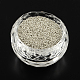 Plaqué Couleur bricolage nail art 3d décoration de mini perles de verre MRMJ-R038-E01-1