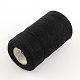 布地やDIYクラフト用品402ポリエステル縫糸コード  ブラック  約360m /ロール  0.1mm  12のロール/箱 OCOR-R028-C01-2