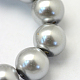 Cottura dipinto di perle di vetro perlato fili di perline rotondo X-HY-Q003-10mm-34-3