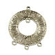 Tibetan Style Alloy Chandelier Components Links TIBE-22983-AS-RS-2