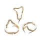 Brass Cuff Rings RJEW-F109-07-5