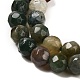 Chapelets de perles en agate mousse naturelle&nbsp;G-Z068-B08-02-4