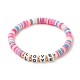 Polymer Clay Heishi Beads Bracelets Set BJEW-JB07242-03-2