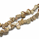 Chapelets de perles en jaspe avec images naturelles G-S316-08-1