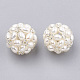 Handgefertigte Perlen mit Naturperlen WOVE-S116-04A-1
