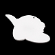 オペークアクリルパーツ  DIYイヤリングネックレス作りに  帽子  ブラック  37x57.5x2mm  穴：1.6mm MACR-M033-01-2