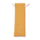 黄麻布製梱包袋ポーチ  巾着袋  ゴールデンロッド  18.7~19x7.7~8cm ABAG-I001-8x19-02D-1