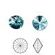 Cabujones de Diamante de imitación cristal austriaco 1122-12mm-F263-1