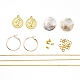 Комплекты украшений для серег и ожерелий DIY-JP0003-66G-1