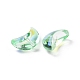 Transparent Electroplate Glass Beads GLAA-F122-01E-2