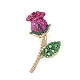 Broches en strass en alliage&nbsp;JEWB-H028-02G-03-1