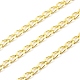Rack Plating Brass Curb Chains CHC-F016-04A-G-2