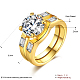 Trendy Brass Cubic Zirconia Wide Band Rings RJEW-BB20675-P-6-9