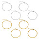 Unicraftale 8 pièces 4 style 304 chaînes à chevrons en acier inoxydable bracelets ensemble pour hommes femmes BJEW-UN0001-34-1