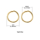 Brass Open Jump Rings KK-FS0001-23A-5