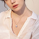 Shegrace rhodié 925 pendentif en argent sterling colliers pour femmes JN963A-4