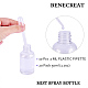 BENECREAT 30 Pack 20ml Plastic Fine Mist Spray Bottles with 10 Pack Plastic Pipettes for Perfume MRMJ-BC0001-23-6