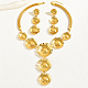 Conjuntos de joyas de hierro con flores para mujer. DM1631-1-1