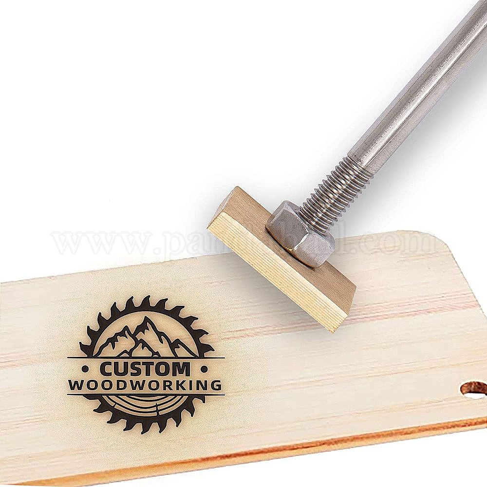 Shop OLYCRAFT Custom Wood Branding Iron 3CM Leather Branding Iron Stamp